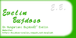 evelin bujdoso business card